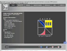 Tablet Screenshot of eee-egypt.com